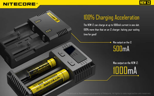 NITECORE INTELLICHARGER I2 - Vapebeat