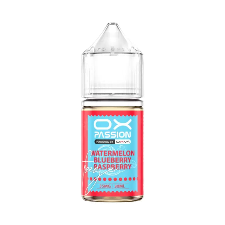 OX PASSION NIC SALT – WATERMELON BLUEBERRY RASPBERRY FREEZE – 30ML - Vapebeat