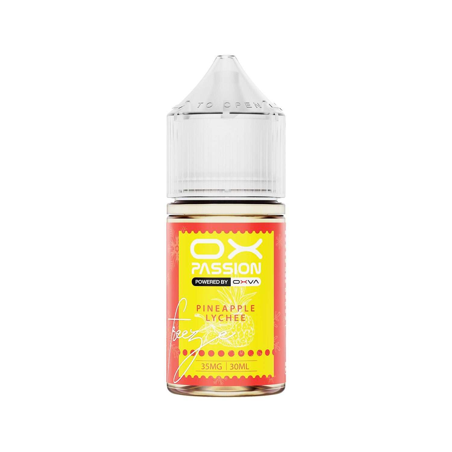 OXVA PASSION FREEZE PINEAPPLE LYCHEE 55MG 30ML - Vapebeat