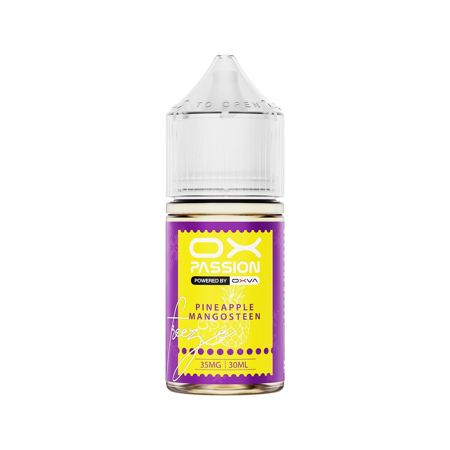 OXVA PASSION FREEZE PINEAPPLE MANGOSTEEN 55MG 30ML - Vapebeat