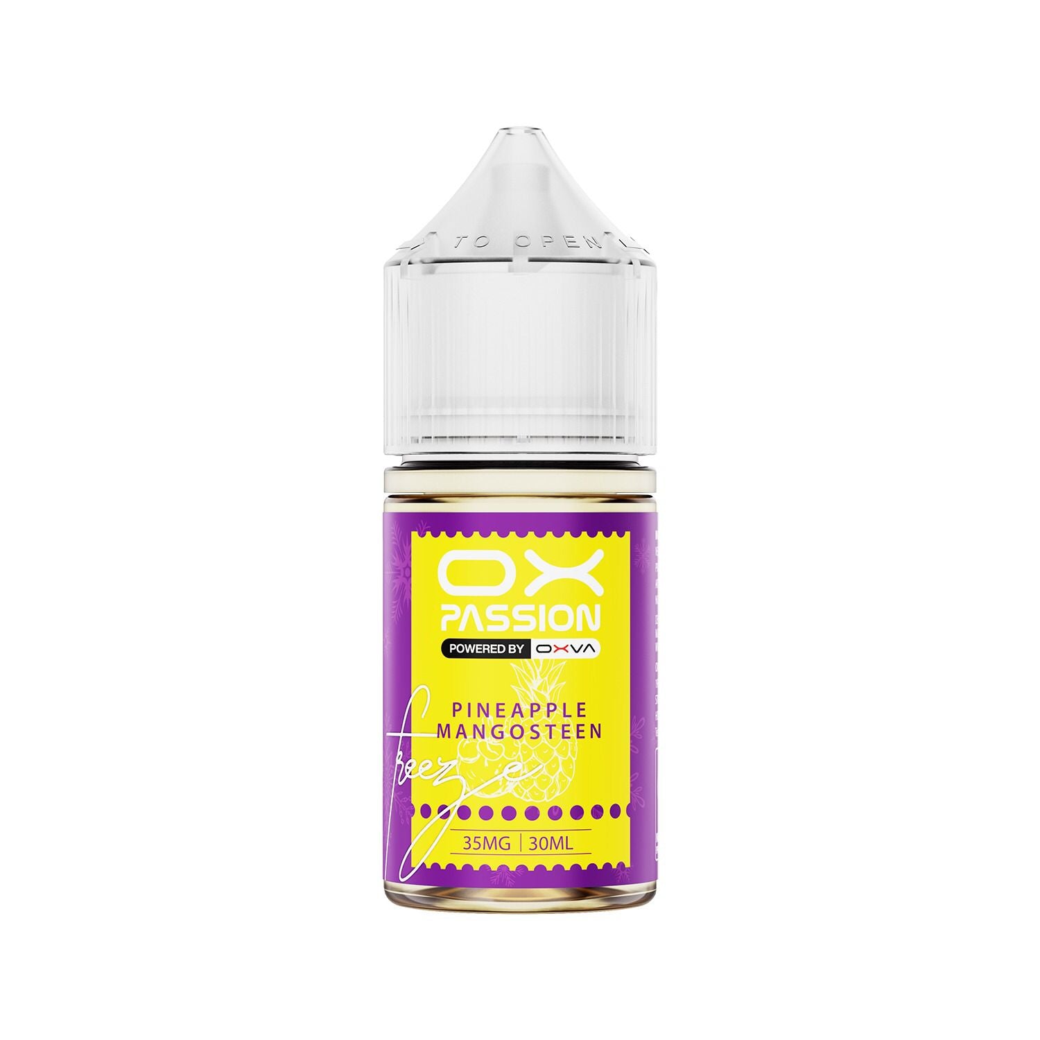 OXVA PASSION FREEZE PINEAPPLE MANGOSTEEN 55MG 30ML - Vapebeat