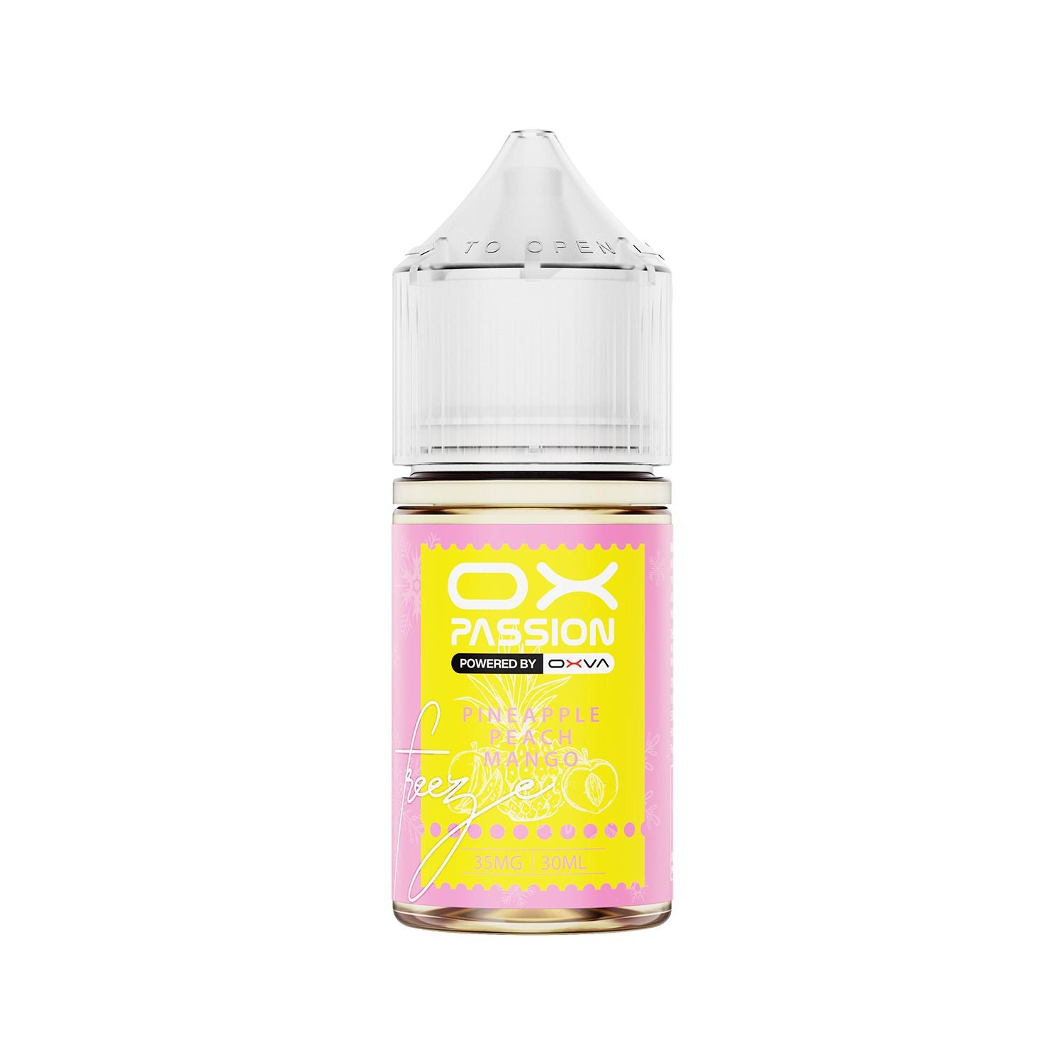 OXVA PASSION FREEZE PINEAPPLE PEACH MANGO 55MG 30ML - Vapebeat