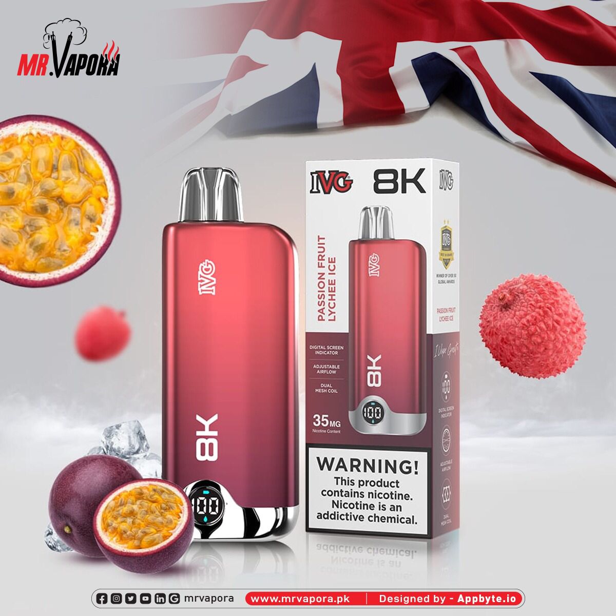 Ivg 8k Puffs Disposable At Best Price In Pakistan - Vapebeat