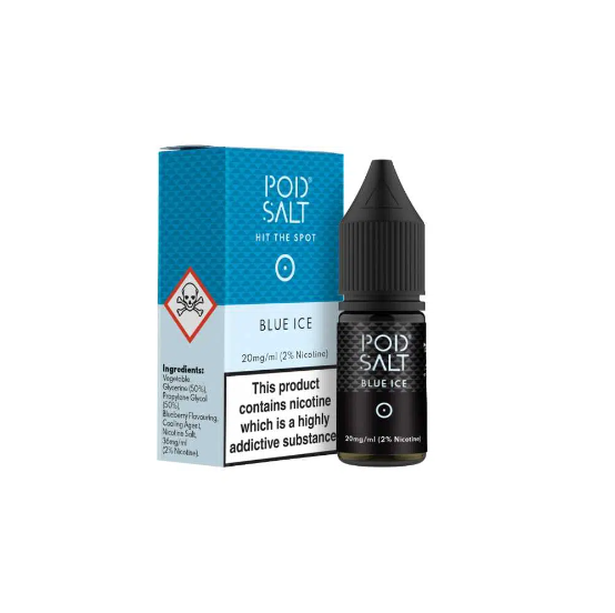 PODSALT - BLUE ICE 10ml 20mg - Vapebeat