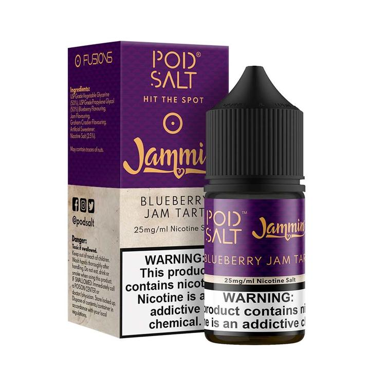 PODSALT - BLUEBERRY JAM TART  25MG 30ML UK - Vapebeat