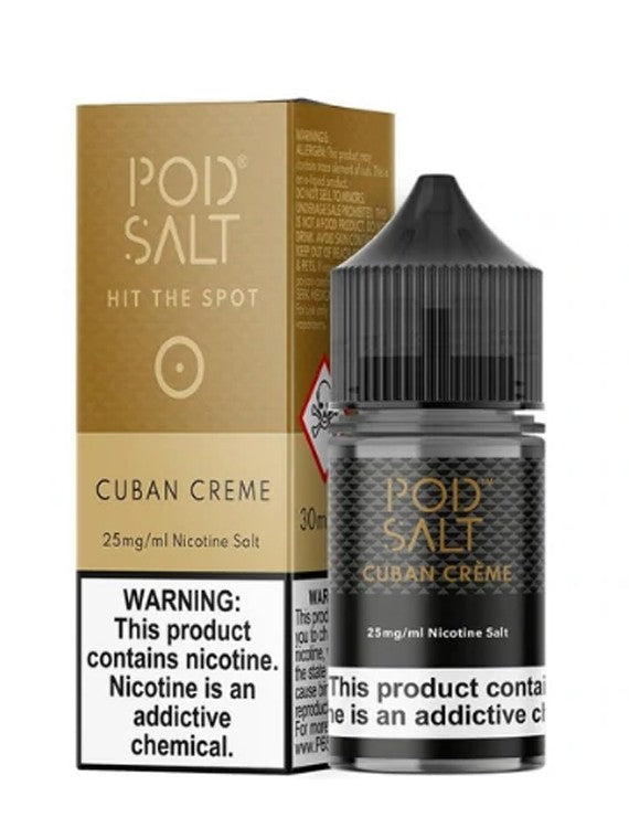PODSALT - CUBAN CREAM 25MG 30ML - Vapebeat