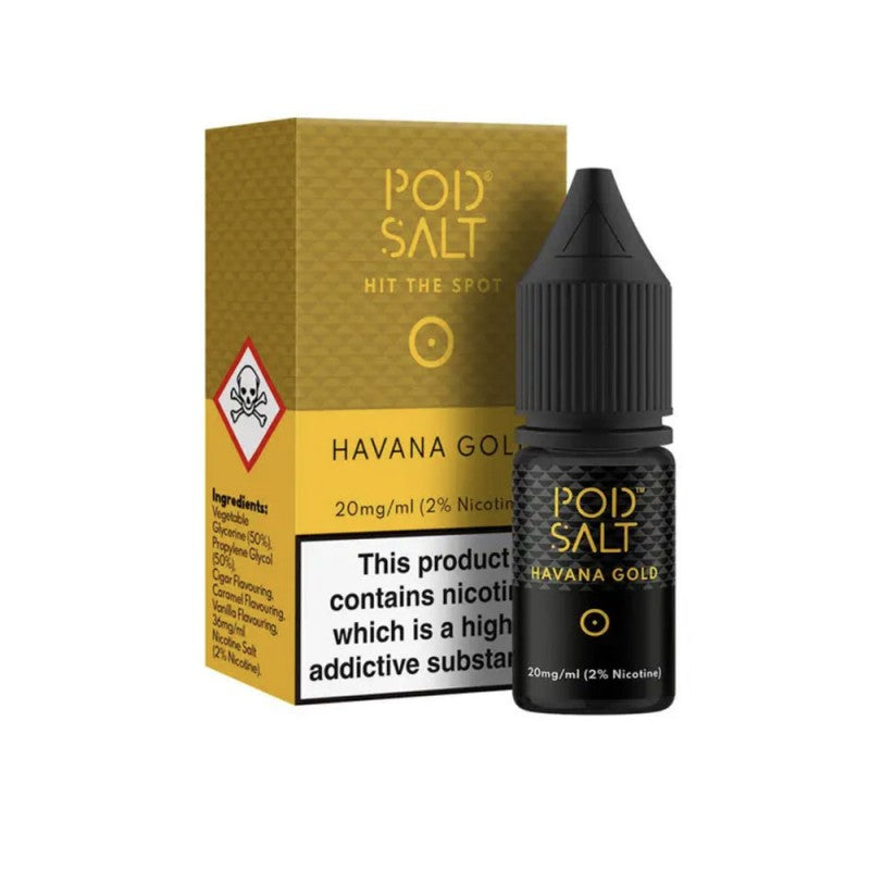 PODSALT - HAVANA GOLD  10ML - 11MG - Vapebeat