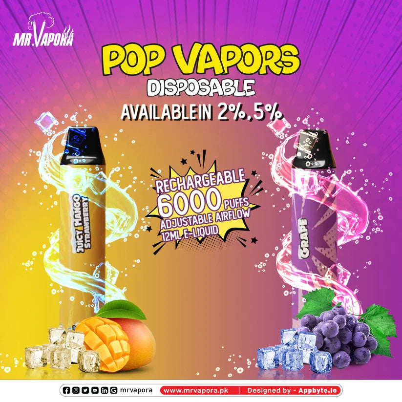 POP DISPOSABLE 2% & 5% - Vapebeat