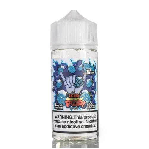POPVAPORS - BLUE RASBERRY ICED 6MG 100ML - Vapebeat