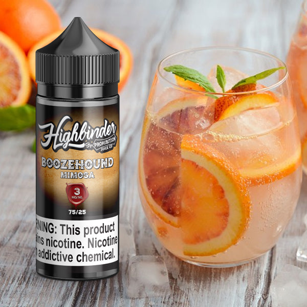 PROHIBITION - BOOZEHOUND MIMOSA 6MG 100ML - Vapebeat