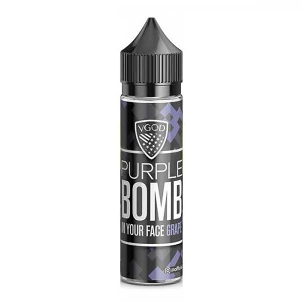 PURPLE BOMB VGOD E-LIQUID 0 MG 60ML - Vapebeat