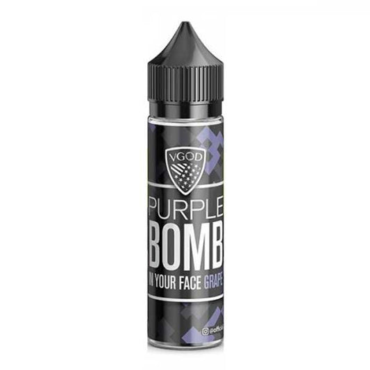 PURPLE BOMB VGOD E-LIQUID 0 MG 60ML - Vapebeat