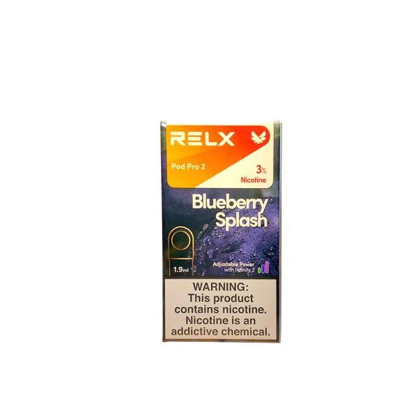 RELX Pod Pro – Blueberry Splash – 3% Nicotine - Vapebeat