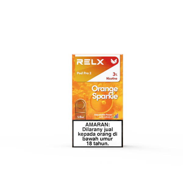 RELX Pod Pro – Orange Sparkle (Orange Soda ICE) – 3% Nicotine - Vapebeat