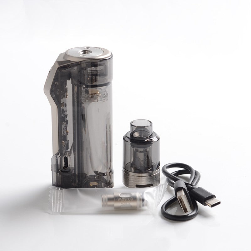 RINCOE JELLYBOX MINI 80W MOD - BLACK CLEAR - Vapebeat