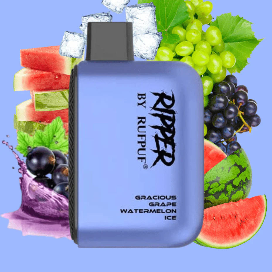 Ripper Ruff Puff RIPPER BY RUFPUF - Disposable 6000 Puffs 5% – Vapebeat