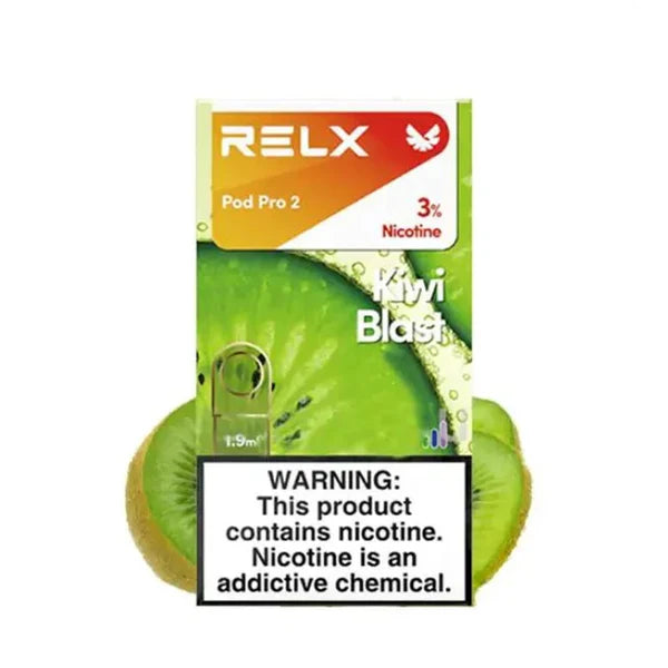 RELX Pod Pro – Kiwi Blast – 3% Nicotine At Best Price