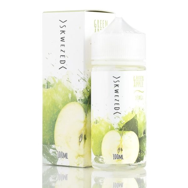 SKWEZED - GREEN APPLE E-LIQUID - 6MG - 100ML - Vapebeat