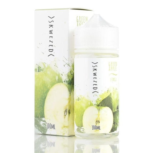SKWEZED - GREEN APPLE E-LIQUID - 6MG - 100ML - Vapebeat