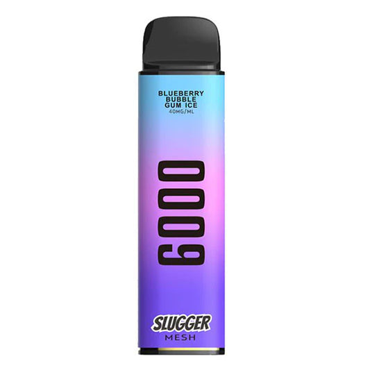 SLUGGER DISPOSABLE BLUEBERRY BUBBLE GUM ICE 6000 PUFFS 40MG - Vapebeat