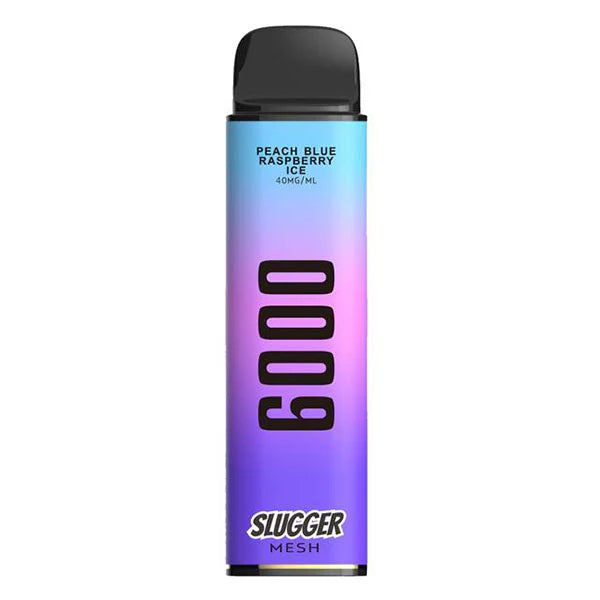 SLUGGER DISPOSABLE PEACH BLUE RASPBERRY ICE 6000 PUFFS 40MG - Vapebeat