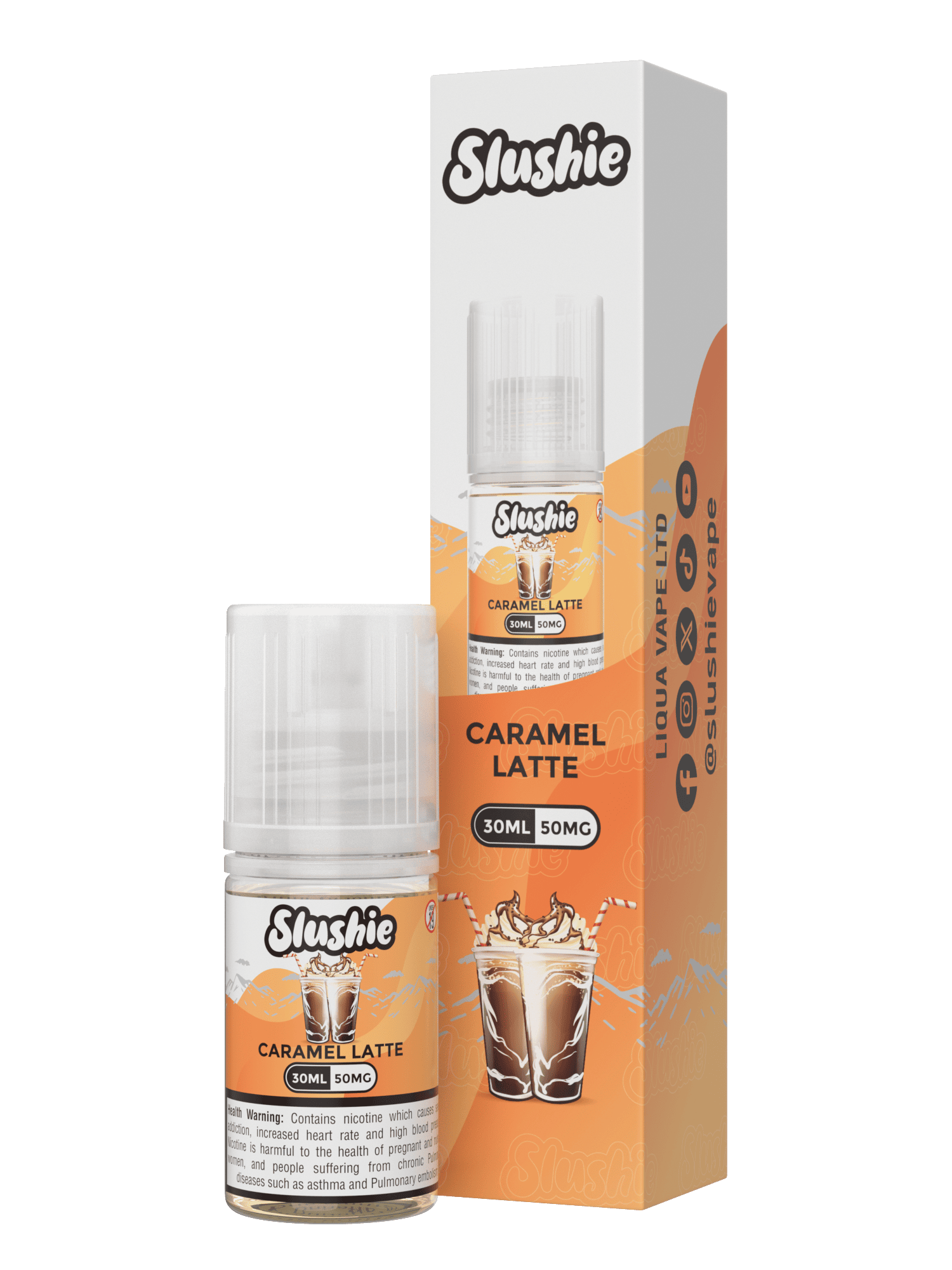 SLUSHIE - Caramel Latte 30ML - Vapebeat