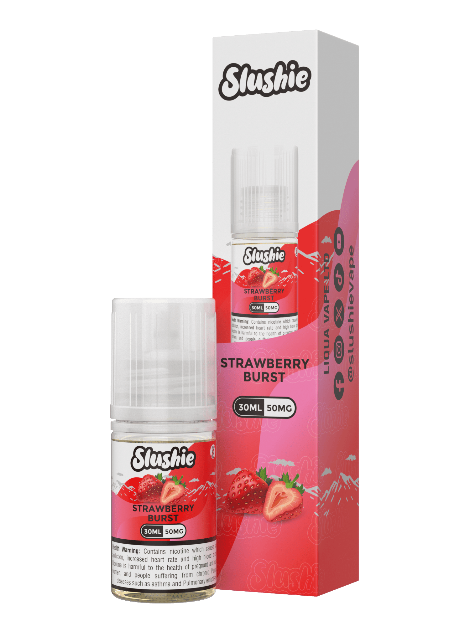 SLUSHIE -Strawberry Burst 30ML - Vapebeat