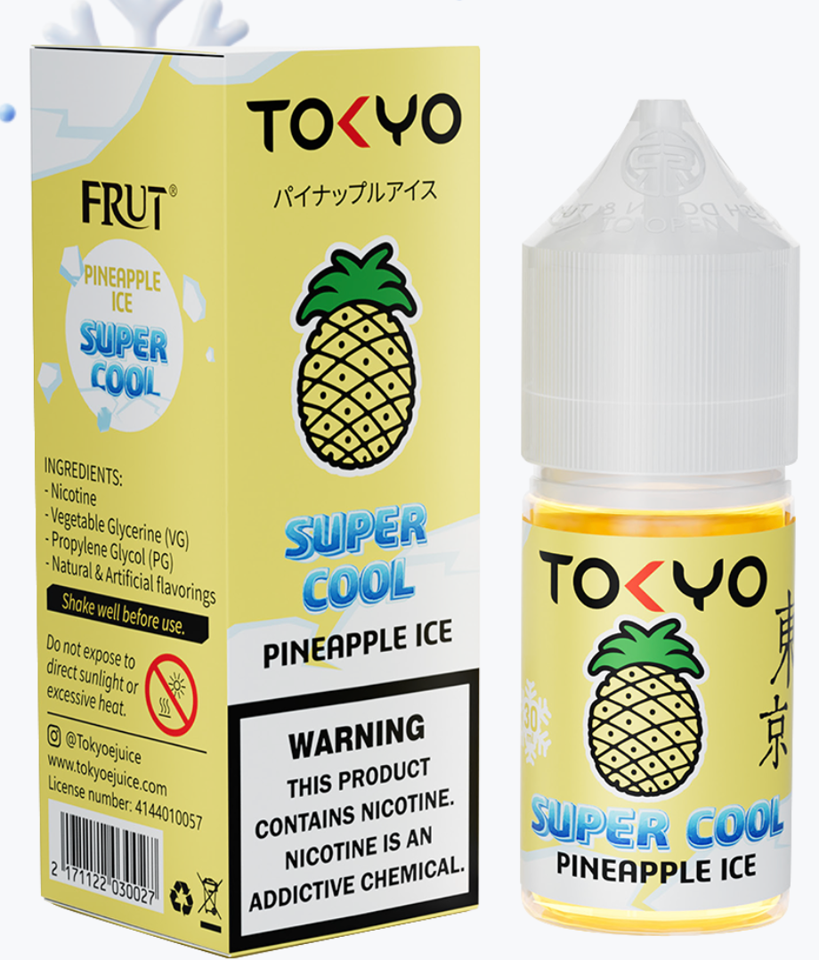 Tokyo - Super Cool Pineapple Ice 30ml 35/50Mg - Vapebeat