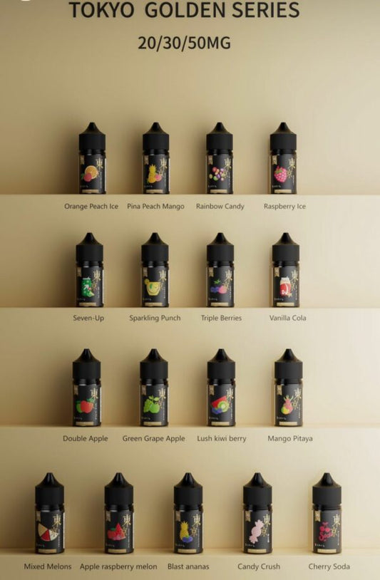 TOKYO GOLDEN SERIES 30ML - Vapebeat