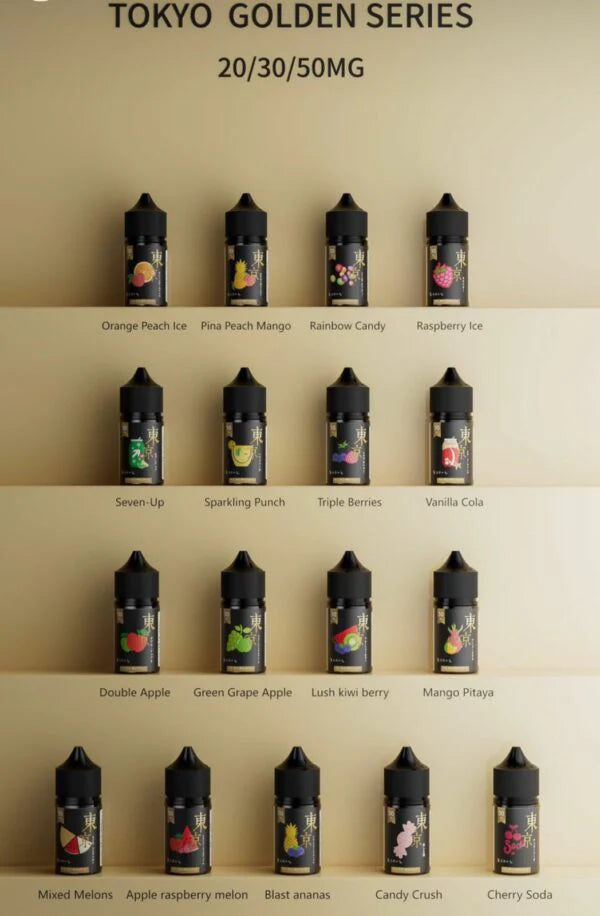 TOKYO GOLDEN SERIES 30ML - Vapebeat