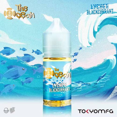 TOKYO OCEAN - LYCHEE BLACKCURRANT - 35MG 30ML - Vapebeat