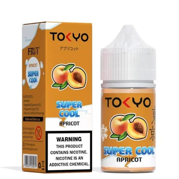 TOKYO SUPERCOOL APRICOT 35MG,50MG - 30ML - Vapebeat