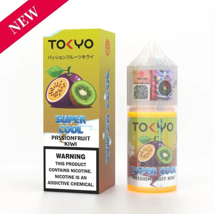 TOKYO SUPERCOOL PASSION FRUIT KIWI 60MG-30ML - Vapebeat