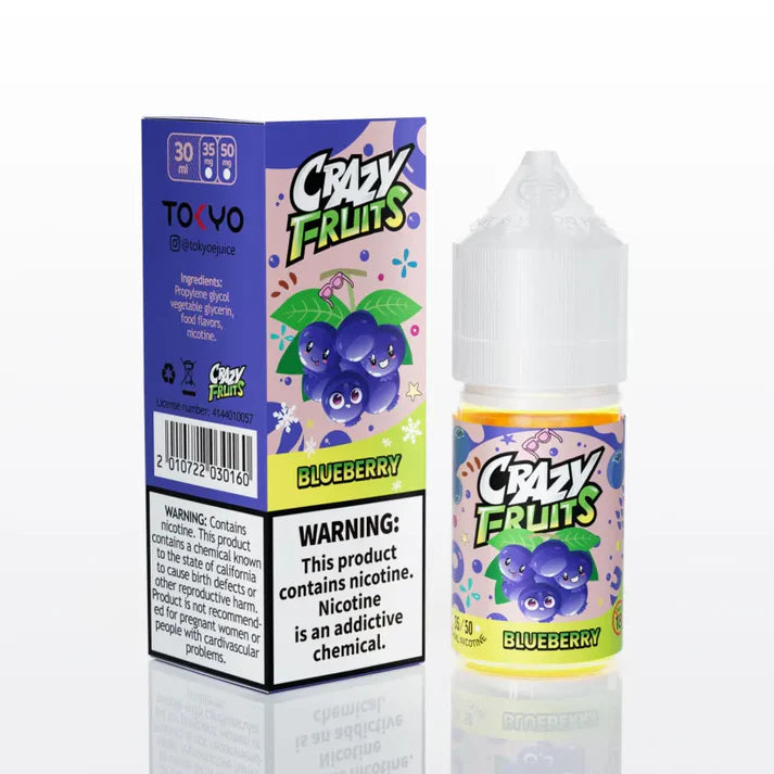Tokyo Crazy Fruits Blueberry 35MG,50MG 30ML - Vapebeat