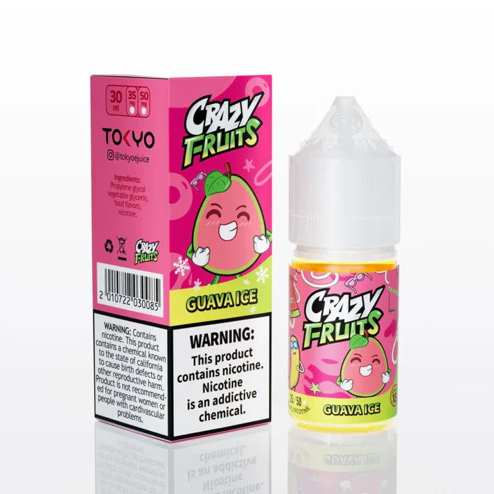 Tokyo Crazy Fruits Guava Ice 35MG,50MG 30ML - Vapebeat