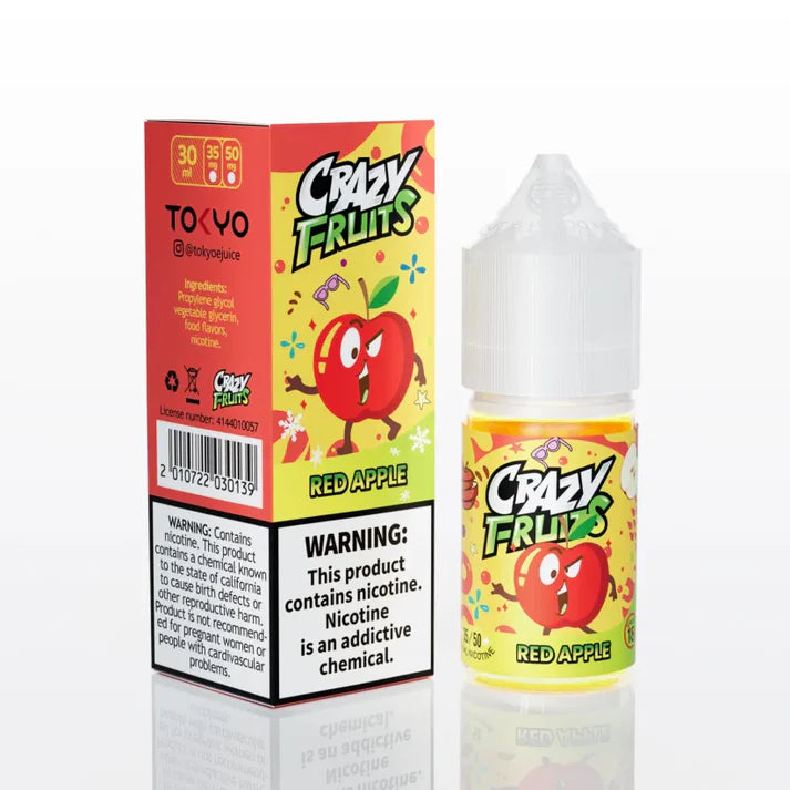 Tokyo Crazy Fruits Red Apple 35MG,50MG - 30ML - Vapebeat