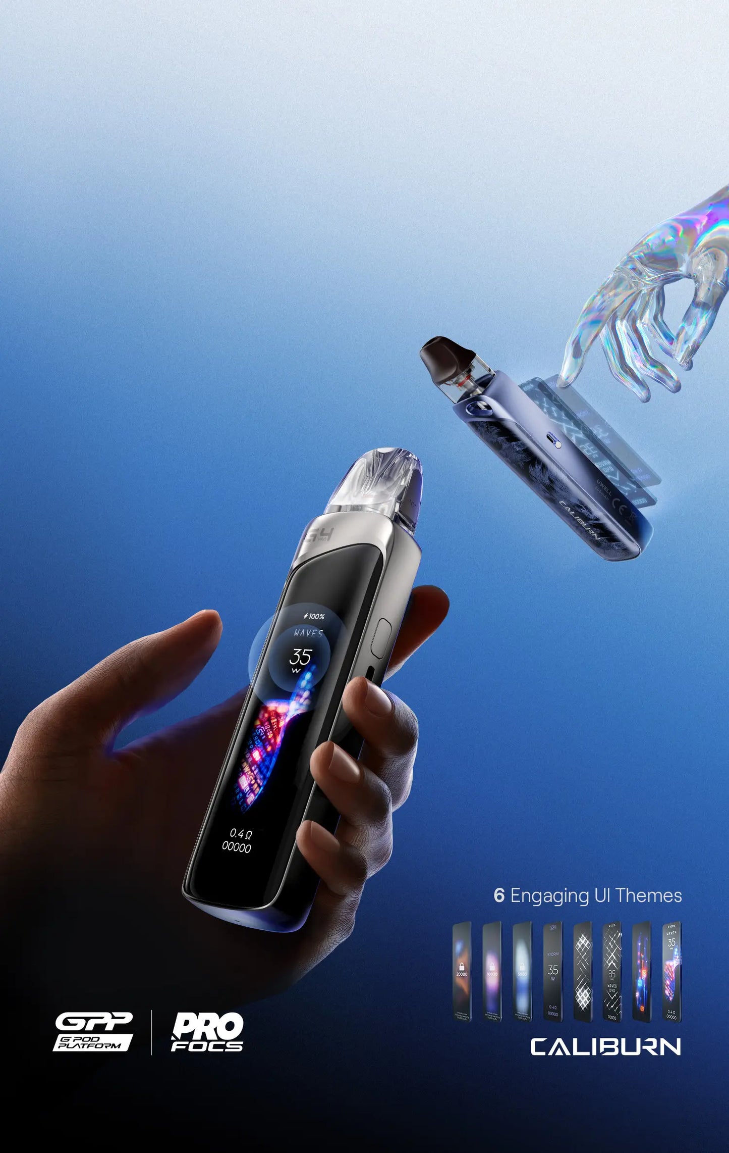 UWELL CALIBURN G4 PRO POD KIT - Vapebeat