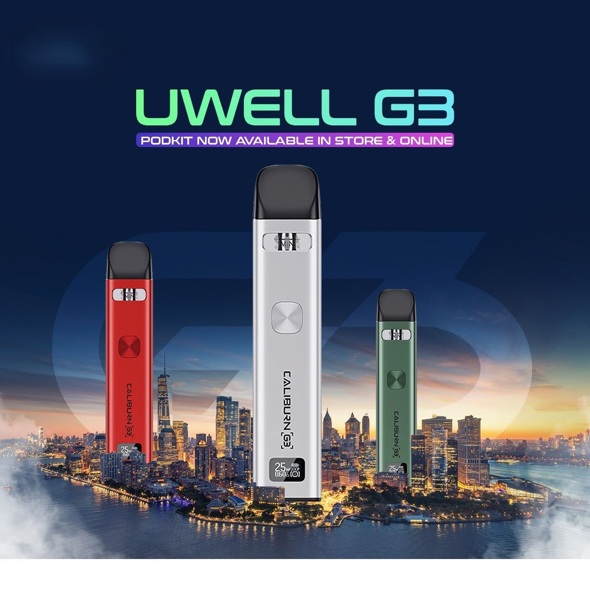 Uwell Caliburn G3 Pod Kit Best Price In Pakistan - Vapebeat