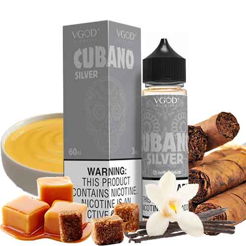 VGOD CUBANO SILVER E-LIQUID 3MG 60ML - Vapebeat
