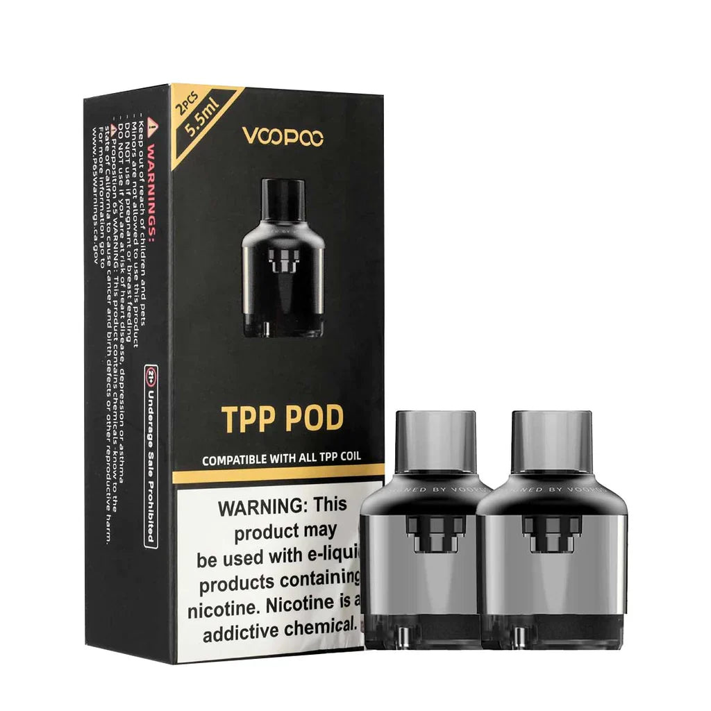 VOOPOO - TPP POD 5.5ML- BLACK - Vapebeat