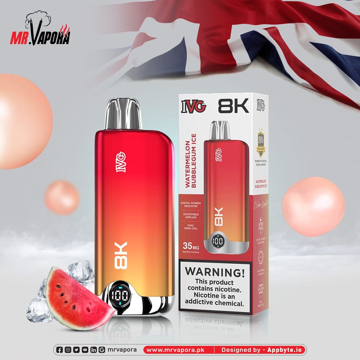 Ivg 8k Puffs Disposable At Best Price In Pakistan - Vapebeat