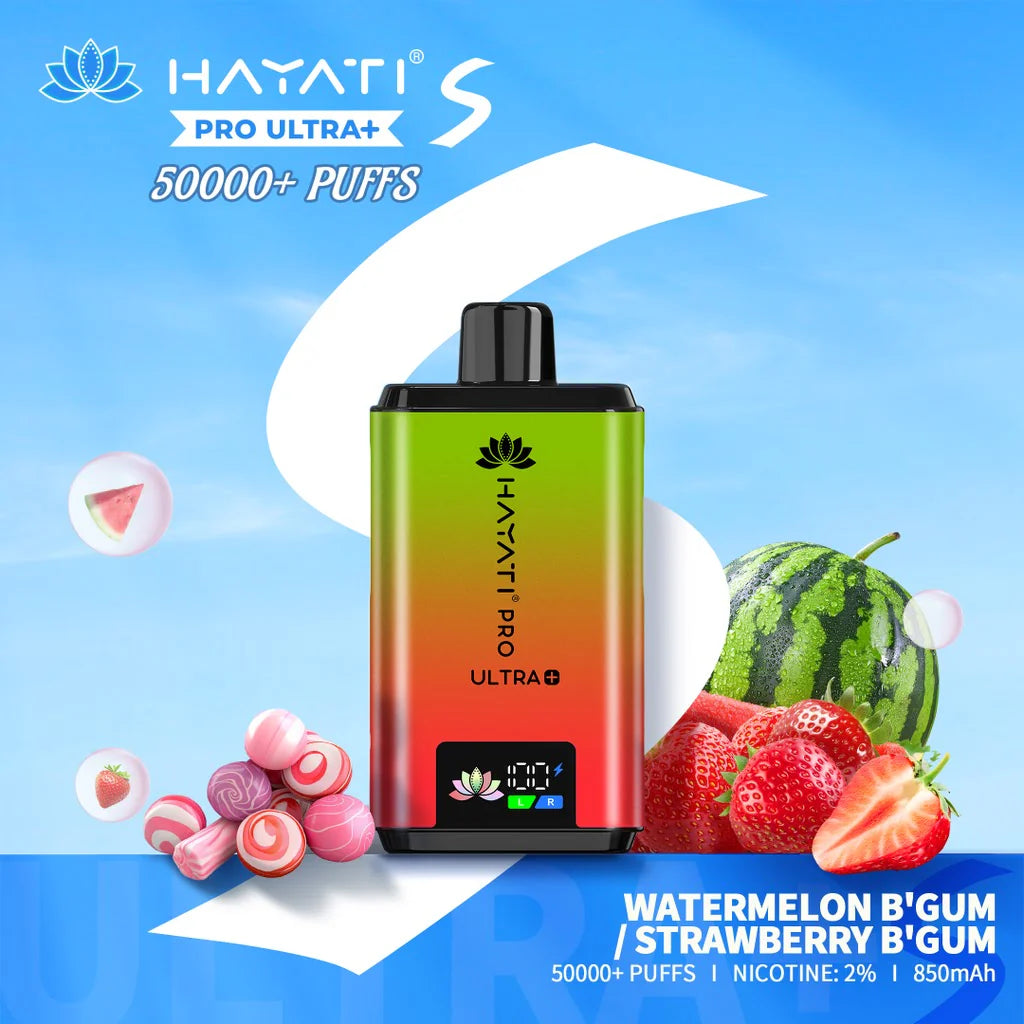 Hayati Pro Ultra Plus S- 𝟓𝟎K  Puffs Kit - Vapebeat