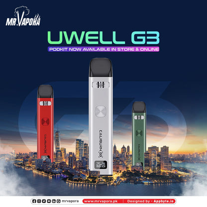 Uwell Caliburn G3 Pod Kit Best Price In Pakistan - Vapebeat