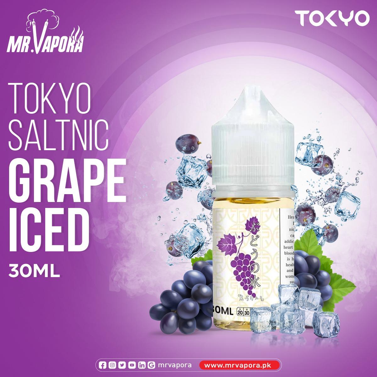 TOKYO - ICED GRAPE 50MG 30ML - Vapebeat