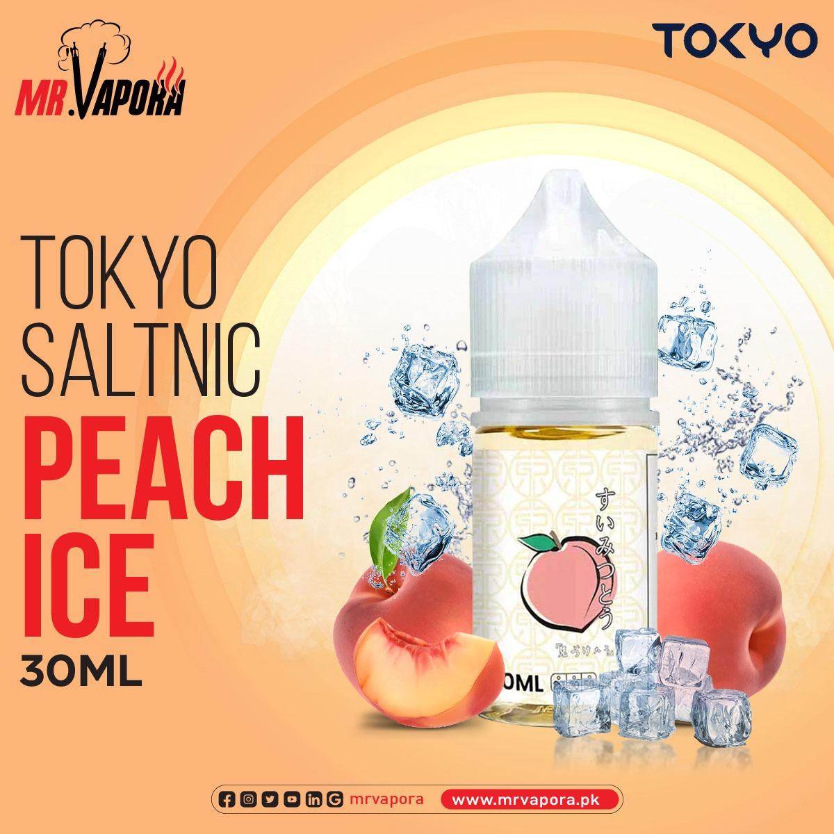 TOKYO - ICED PEACH 50MG 30ML - Vapebeat