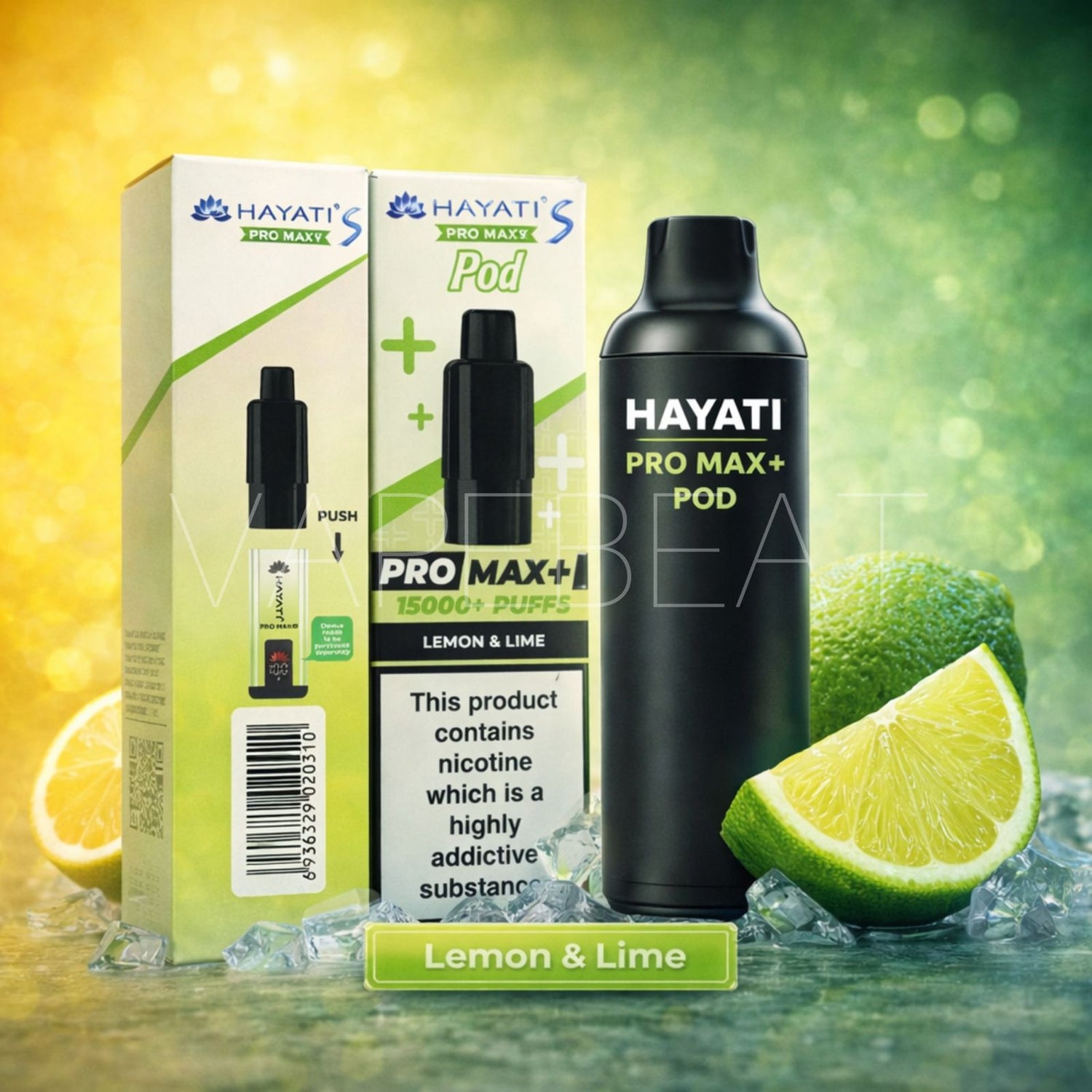 Hayati Pro Max + 15000Puffs - Seperate Pod - Vapebeat