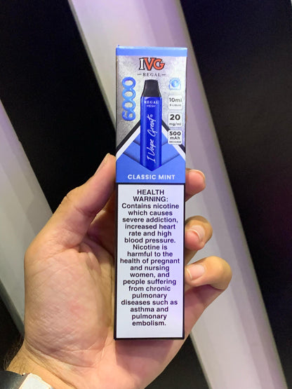 IVG REGAL DISPOSABLE 2% 6000 PUFFS - Vapebeat