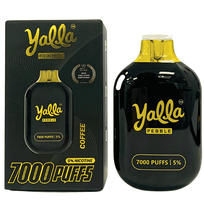 YALLA DISPOSABLE 7000 PUFFS-COFFEE - Vapebeat