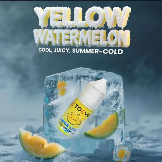 Tokyo Super Cool  Yellow Watermelon  35mg-30ml - Vapebeat