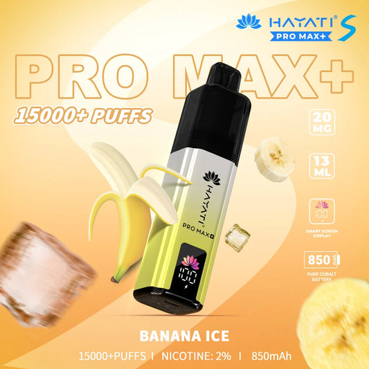 HAYATI PRO MAX S+ 15000 PUFFS DISPOSABLE